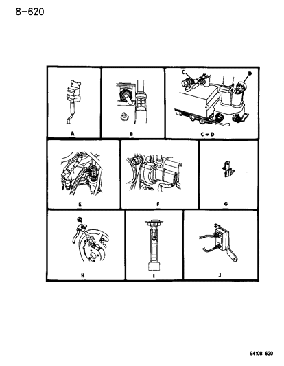 1995 Dodge Spirit Sensors Diagram