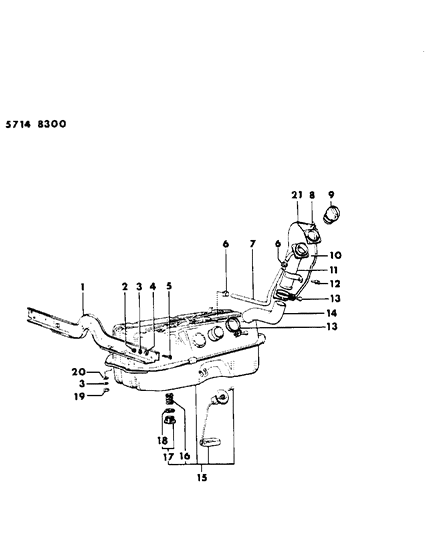 1986 Dodge Ram 50 Fuel Tank Diagram 1