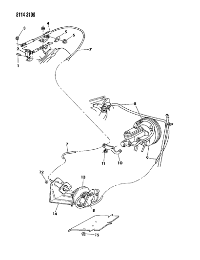 1988 Dodge Diplomat Speed Control Diagram 1