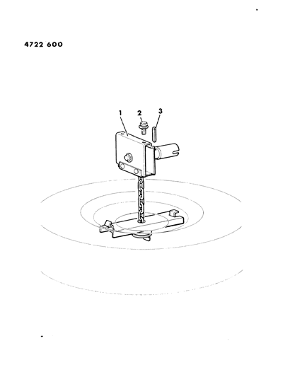 1984 Dodge Ram 50 Spare Tire Carrier Diagram