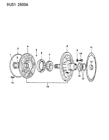 1993 Jeep Grand Cherokee Oil Pump With Reaction Shaft Diagram 1