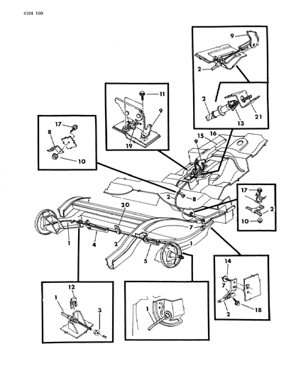 1984 Dodge Omni Part Diagram for 5204120