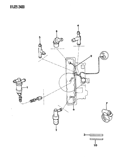 1986 Jeep Wrangler PCV System Diagram