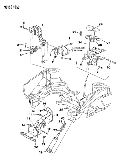 1990 Chrysler TC Maserati Engine Mounting Diagram 2