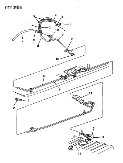 1991 Dodge Caravan Fuel Lines Diagram