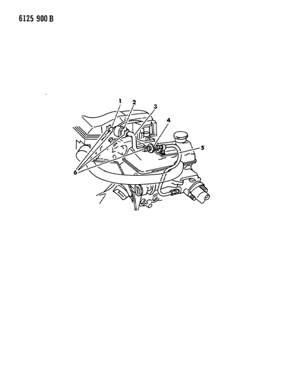 1986 Dodge Aries Aspirator Diagram 1