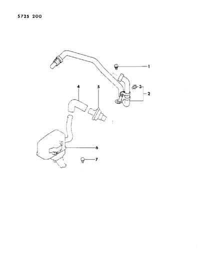 1986 Dodge Conquest Secondary Air Supply System Diagram