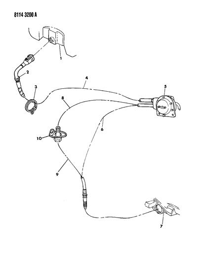 1988 Dodge Diplomat Speed Control Cables Diagram