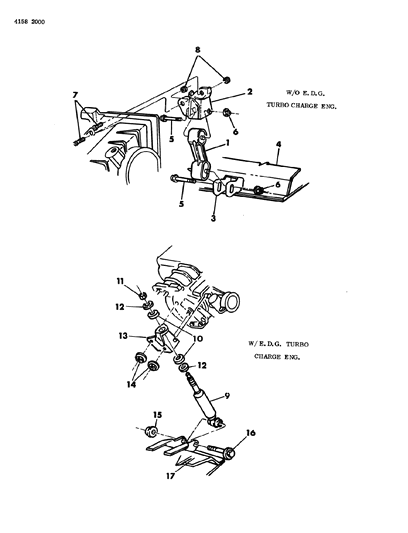 1984 Chrysler New Yorker Engine Strut Diagram