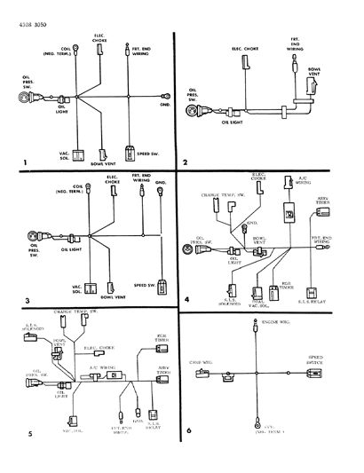 1985 Dodge D150 Emission Wiring Diagram