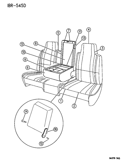 1995 Dodge Ram 1500 Front Seat Diagram 1