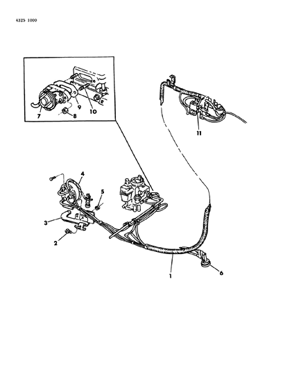 1984 Dodge Ram Wagon EGR System Diagram 1