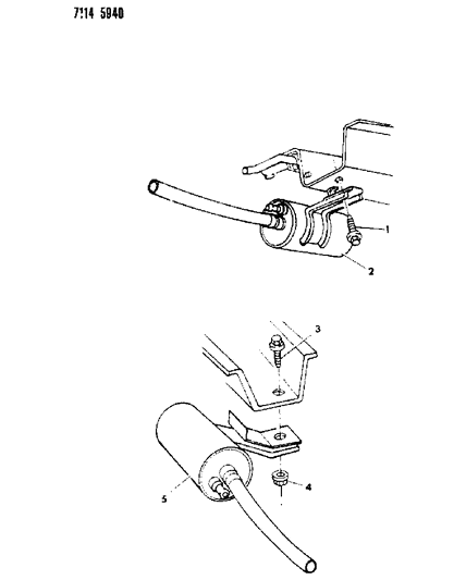 1987 Dodge 600 Fuel Filter Diagram