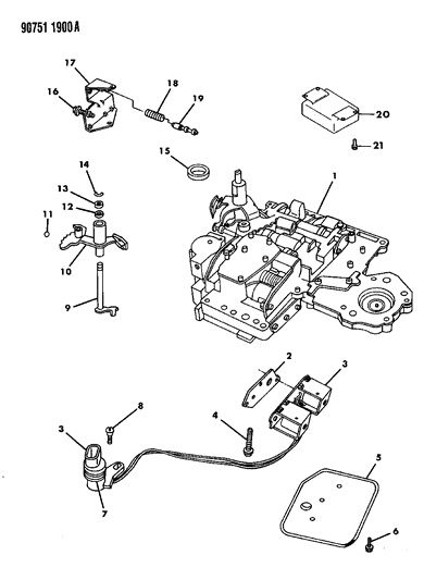 1990 Dodge Ram 50 Valve Body Diagram