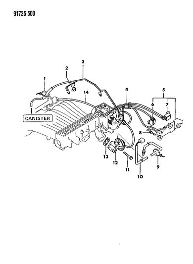 1991 Dodge Stealth EGR System Diagram 3