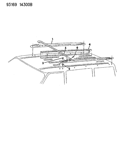 1993 Dodge Caravan Luggage Rack Diagram