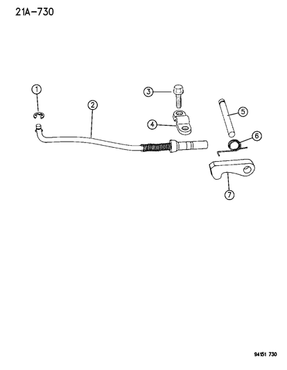 1995 Dodge Neon Parking Sprag Diagram