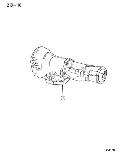 1995 Jeep Grand Cherokee Trans Diagram for R2118327AA