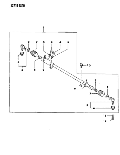 1993 Dodge Stealth Gear - Power Steering Diagram 2