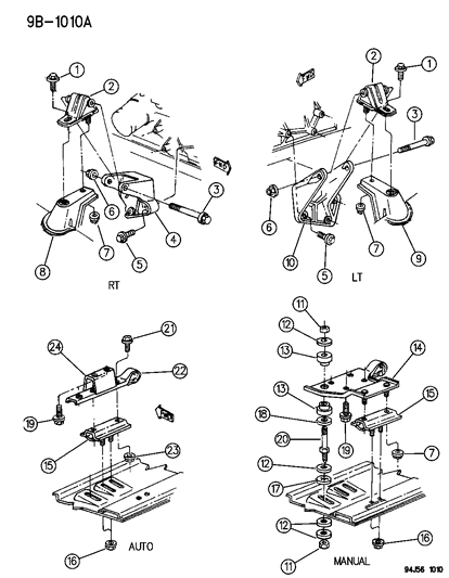 1995 Jeep Wrangler Engine Mounting Diagram 2