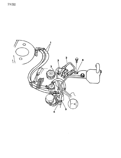 1985 Dodge Aries Fuel Flow Sensors Diagram