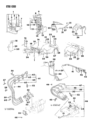 1989 Dodge Colt Ignition Coil Diagram for MD126461