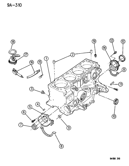 1995 Dodge Grand Caravan Cylinder Block Diagram 1