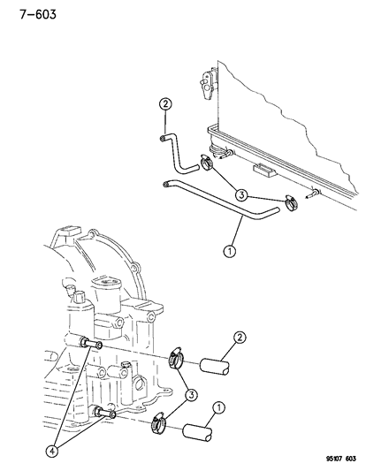 1995 Dodge Neon Oil Cooler Lines Diagram