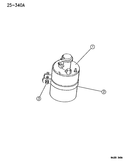 VAPOR CANISTER Diagram for 53030298