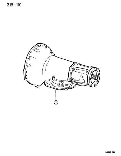 1995 Jeep Wrangler Transmission Assembly Diagram 2