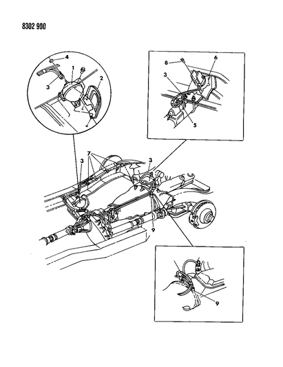 1988 Dodge W250 Disconnect Assy - Front Axle Diagram