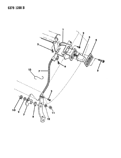 1987 Dodge D150 Seat Back Release Diagram