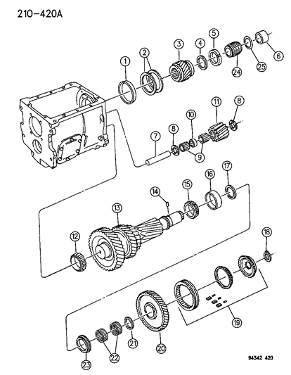 1994 Dodge Ram 3500 Gear Train Diagram 2