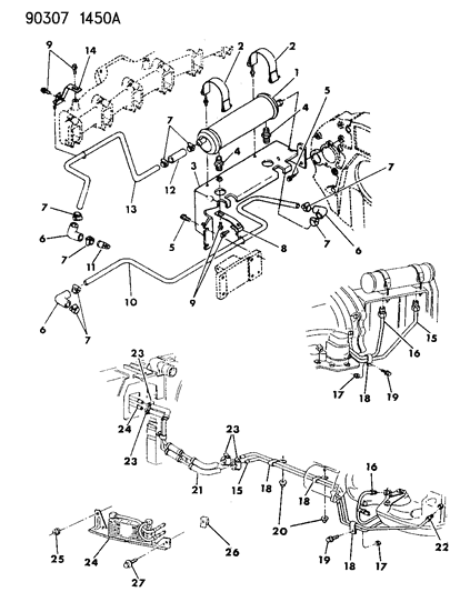 1990 Dodge Ramcharger Nut-Hexagon Diagram for 6100218