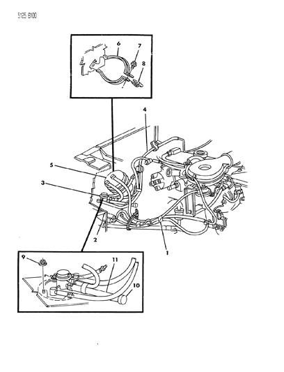 1985 Chrysler LeBaron Base Vapor Canister Diagram 5