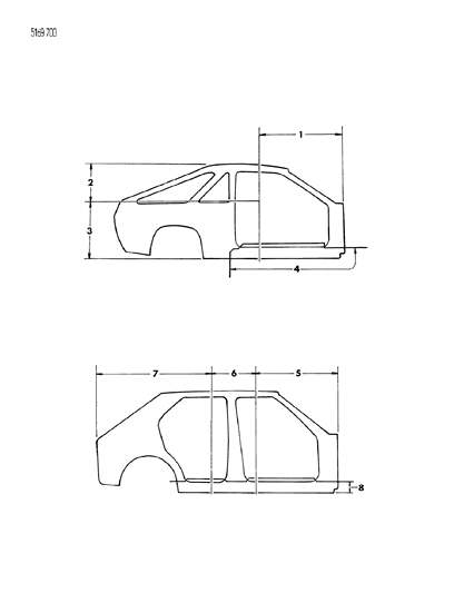 1985 Dodge Charger Aperture Panel Diagram