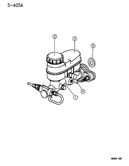 1996 Dodge Neon Master Cylinder Diagram