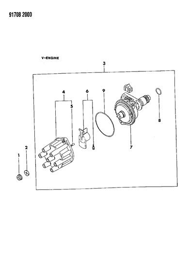 1991 Dodge Ram 50 Distributor Diagram 2