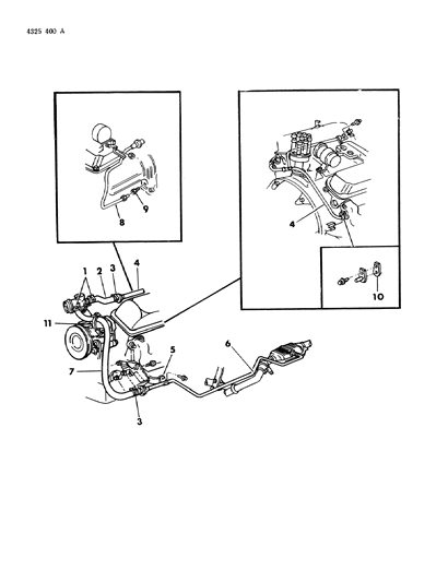 1985 Dodge Ram Van Air Pump Tubing Diagram 3