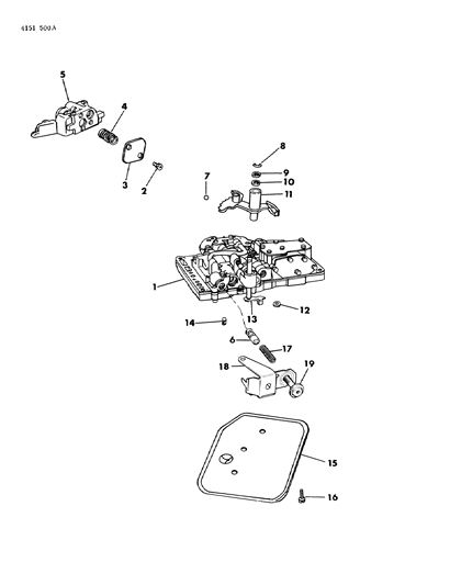 1984 Dodge Caravan Valve Body Diagram 2