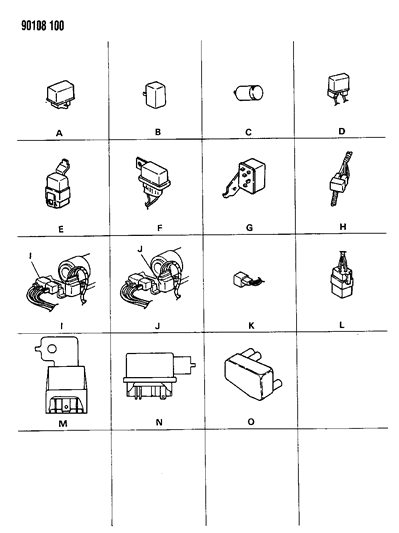 1990 Chrysler Imperial Relays Diagram