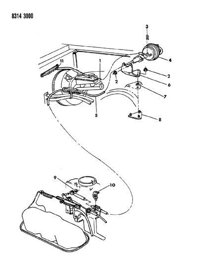 1988 Dodge Dakota Speed Control Diagram 1