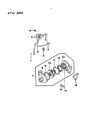 1984 Dodge Ram 50 Turbo Charger Diagram