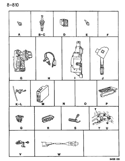 1994 Dodge Shadow Switches Diagram