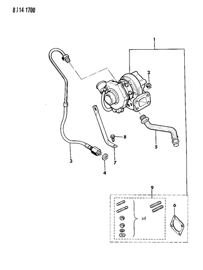 1989 Jeep Wagoneer Turbo Charger Diagram