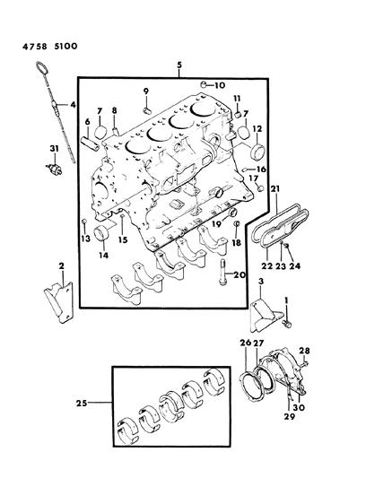 1984 Dodge Ram 50 Cylinder Block Diagram 3