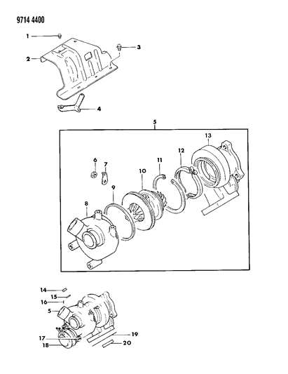 1989 Chrysler Conquest Turbo Charger Diagram