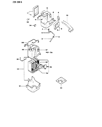 1987 Dodge Ram 50 Bolt-HEXAGON Head Diagram for MS240046