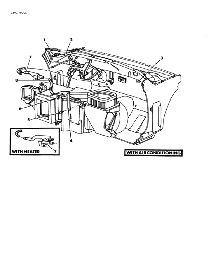 1984 Chrysler Laser Demister System Diagram