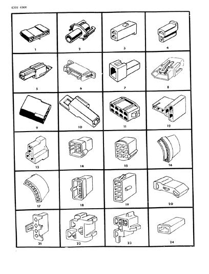 Insulators - Wiring - 1984 Dodge W150